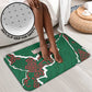 Morocco Football Bathroom Set Grunge Motifs