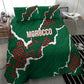 Morocco Football Bedding Set Grunge Motifs