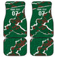 Morocco Football Custom Car Mats Grunge Motifs