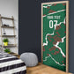 Morocco Football Custom Door Cover Grunge Motifs