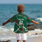 Morocco Football Custom Kid Hawaiian Shirt Grunge Motifs