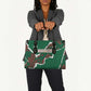 Morocco Football Leather Bag Grunge Motifs