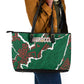 Morocco Football Leather Tote Bag Grunge Motifs
