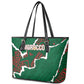Morocco Football Leather Tote Bag Grunge Motifs