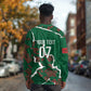 Morocco Football Custom Long Sleeve Shirt Grunge Motifs