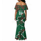 Morocco Football Custom Mermaid Dress Grunge Motifs