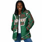 Morocco Football Custom Padded Jacket Grunge Motifs