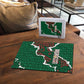Morocco Football Puzzle Grunge Motifs