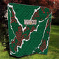 Morocco Football Quilt Grunge Motifs