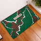 Morocco Football Rubber Doormat Grunge Motifs