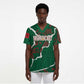 Morocco Football Custom Scrub Top Grunge Motifs
