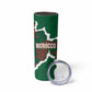 Morocco Football Custom Skinny Tumbler Grunge Motifs