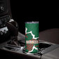 Morocco Football Custom Skinny Tumbler Grunge Motifs