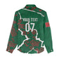 Morocco Football Custom Women Casual Shirt Grunge Motifs