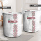 Morocco Atlas Lions Laundry Basket Arabesque Inspired Pattern