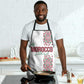Morocco Atlas Lions Apron Arabesque Inspired Pattern