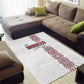 Morocco Atlas Lions Area Rug Arabesque Inspired Pattern