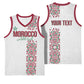 Morocco Atlas Lions Personalized Basketball Jersey Arabesque Inspired Pattern