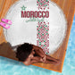Morocco Atlas Lions Beach Blanket Arabesque Inspired Pattern