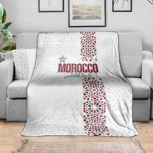 Morocco Atlas Lions Blanket Arabesque Inspired Pattern