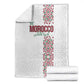 Morocco Atlas Lions Blanket Arabesque Inspired Pattern
