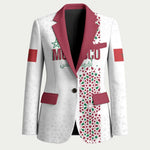 Morocco Atlas Lions Personalized Blazer Arabesque Inspired Pattern