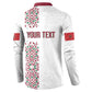Morocco Atlas Lions Personalized Button Sweatshirt Arabesque Inspired Pattern