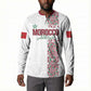 Morocco Atlas Lions Personalized Button Sweatshirt Arabesque Inspired Pattern