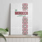 Morocco Atlas Lions Canvas Wall Art Arabesque Inspired Pattern