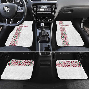 Morocco Atlas Lions Personalized Car Mats Arabesque Inspired Pattern