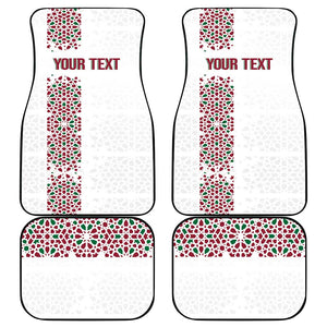 Morocco Atlas Lions Personalized Car Mats Arabesque Inspired Pattern