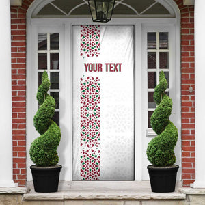 Morocco Atlas Lions Personalized Door Cover Arabesque Inspired Pattern