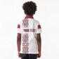 Morocco Atlas Lions Personalized Kid Polo Shirt Arabesque Inspired Pattern