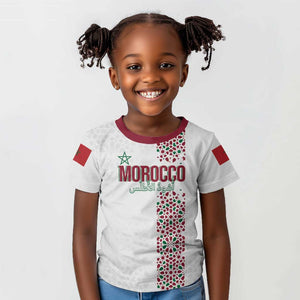 Morocco Atlas Lions Personalized Kid T shirt Arabesque Inspired Pattern