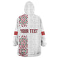 Morocco Atlas Lions Personalized Kid Wearable Blanket Hoodie Arabesque Inspired Pattern