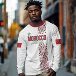 Morocco Atlas Lions Personalized Long Sleeve Shirt Arabesque Inspired Pattern