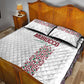 Morocco Atlas Lions Quilt Bed Set Arabesque Inspired Pattern