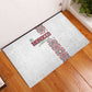 Morocco Atlas Lions Rubber Doormat Arabesque Inspired Pattern