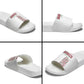Morocco Atlas Lions Slide Sandals Arabesque Inspired Pattern
