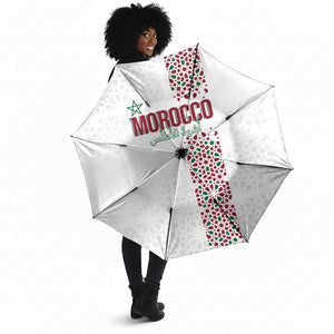 Morocco Atlas Lions Umbrella Arabesque Inspired Pattern