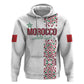 Morocco Atlas Lions Personalized Zip Hoodie Arabesque Inspired Pattern