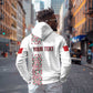 Morocco Atlas Lions Personalized Zip Hoodie Arabesque Inspired Pattern