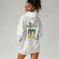 Custom South Africa Cricket Champion Hoodie Dress Gold Proteas - All White - African Pride