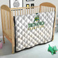 South Africa Cricket Champion Quilt Gold Proteas - All White - African Pride