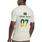 Custom South Africa Cricket Champion Rugby Jersey Gold Proteas - All White - African Pride