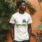Custom South Africa Cricket Champion T shirt Gold Proteas - All White - African Pride