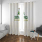 South Africa Cricket Champion Window Curtain Gold Proteas - All White - African Pride