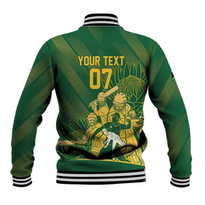Custom South Africa Cricket Champion Baseball Jacket Proteas Rock The World - African Pride