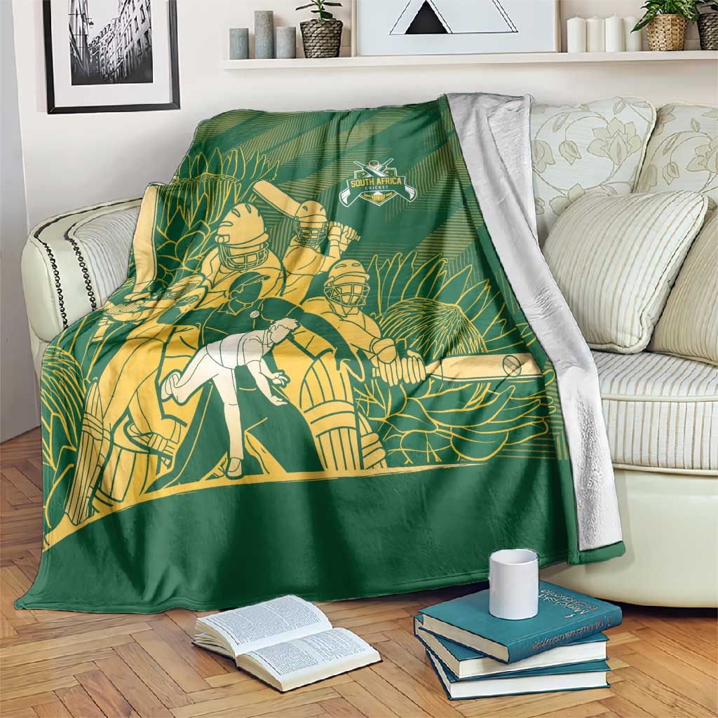 South Africa Cricket Champion Blanket Proteas Rock The World - African Pride