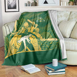 South Africa Cricket Champion Blanket Proteas Rock The World - African Pride